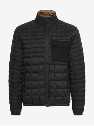 Černá prošívaná zimní bunda s kapsou Blend
