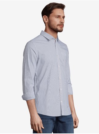 Modro-bílá pánská pruhovaná košile Tom Tailor