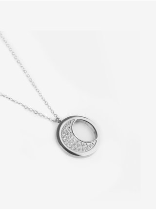 Dámský náhrdelník ve stříbrné barvě Vuch Moon