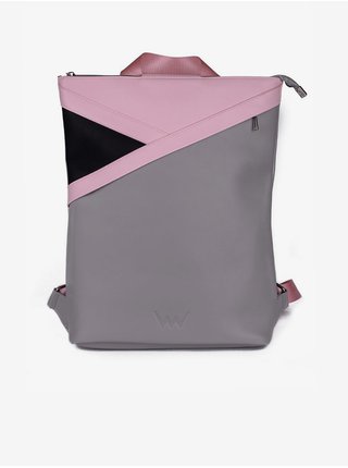 Růžovo-šedý dámský batoh Vuch Tiara