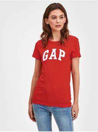 Červené dámské tričko s logem GAP