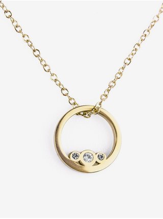 Dámský náhrdelník s motivem kroužku ve zlaté barvě VUCH Ringy Gold