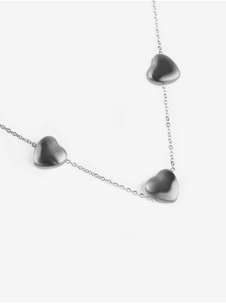 Dámský náhrdelník s motivem srdce ve stříbrné barvě VUCH Silver Sparkle