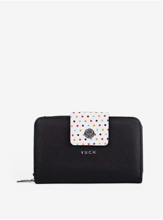 Bílo-černá dámská vzorovaná peněženka VUCH Heath