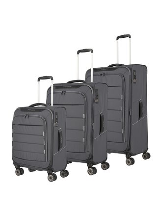 Sada cestovních kufrů Travelite Skaii 4w S,M,L - šedá