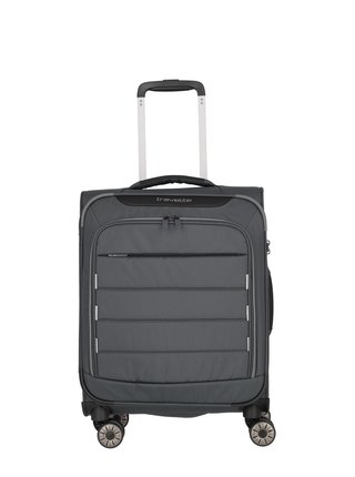 Tmavě šedý cestovní kufr Travelite Skaii 4w S