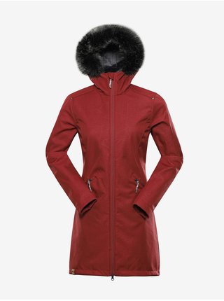 Červený dámský softshellový kabát Alpine Pro PRISCILLA 5