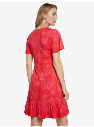 Desigual červené áčkové šaty