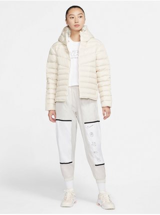 Zimné bundy pre ženy Nike - biela
