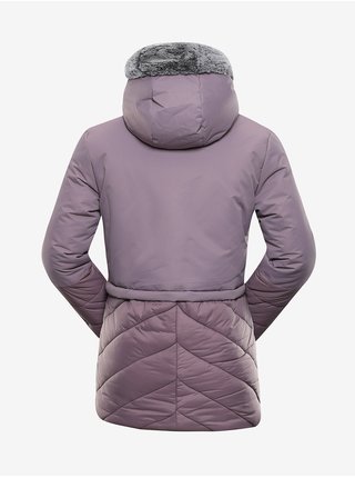 Světle fialová dámská zimní bunda s kapucí Alpine Pro GABRIELLA 4 