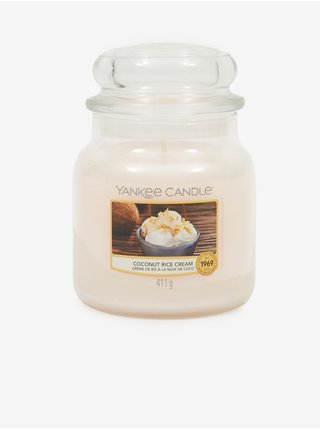 Vonná svíčka Yankee Candle Coconut Rice Cream (Classic střední)