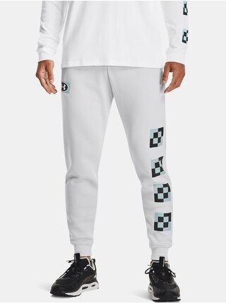 Tepláky Under Armour UA RIVAL FLEECE HPS JOGGER - šedá