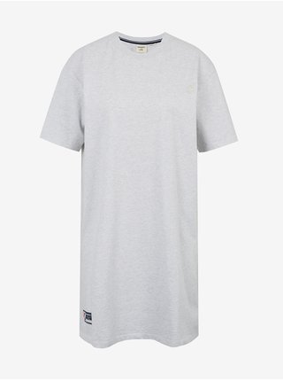 Světle šedé šaty Superdry Code T-Shirt Dress