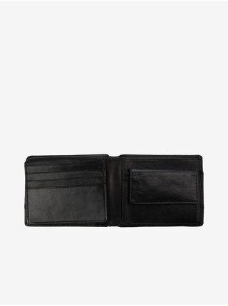 Čierna pánska kožená peňaženka U.S. Polo Assn.
