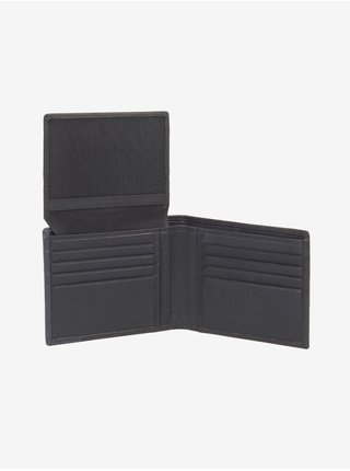 Modro-černá pánská kožená peněženka U.S. Polo Assn.