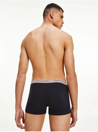 Sada tří tmavě modrých pánských boxerek Tommy Hilfiger Underwear