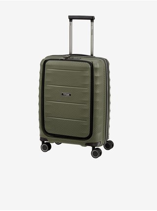 Cestovní kufr Titan Highlight 4w S Front pocket Khaki