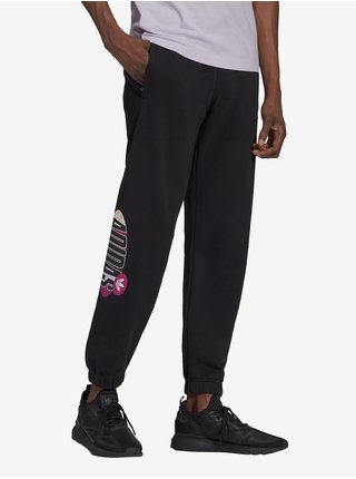 Nohavice a kraťasy pre mužov adidas Originals - čierna