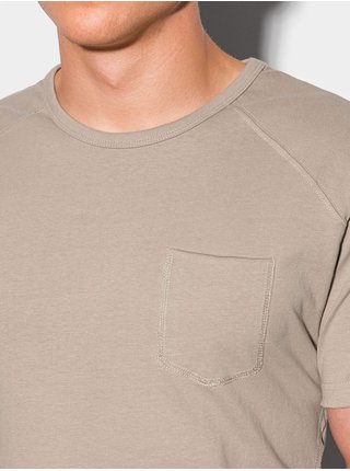 Pánské tričko bez potisku S1384 - popelavá