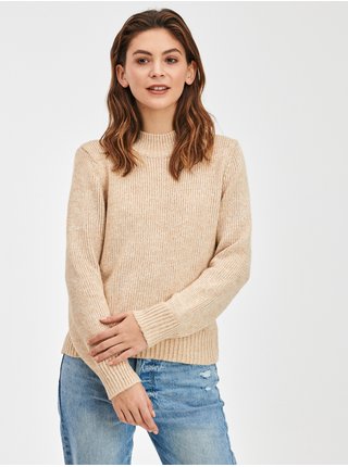 Béžový dámský svetr s melírem GAP