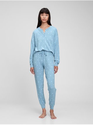 Modré dámske pyžamové nohavice GAP