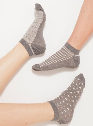 Ponožky pre ženy CAMAIEU - sivá