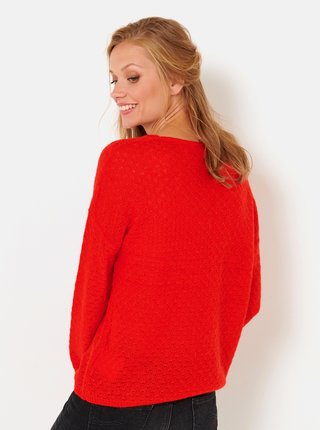 Červený dámsky sveter CAMAIEU