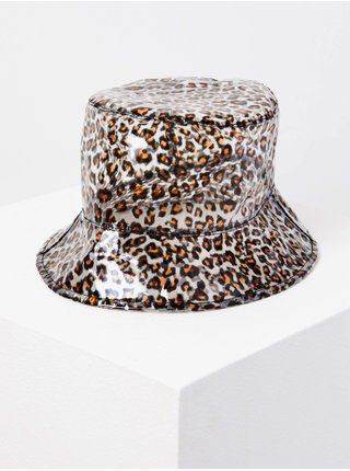 Krémový klobouk s leopardím vzorem CAMAIEU