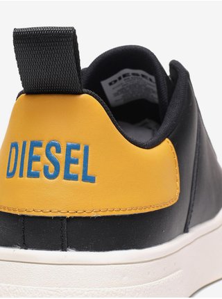 Černé pánské kožené tenisky Diesel Clever