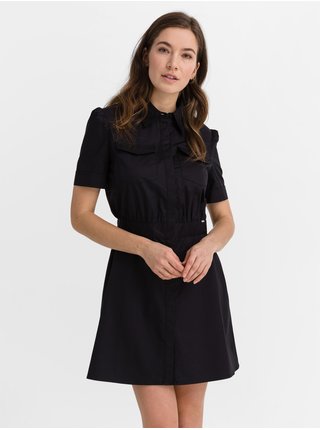 Košeľové šaty pre ženy Guess - čierna