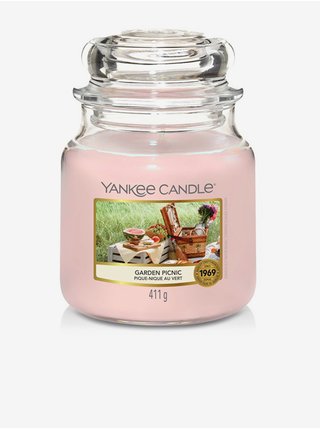Yankee Candle vonná svíčka Garden Picnic Classic střední