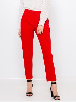 Červené zkrácené kalhoty CAMAIEU