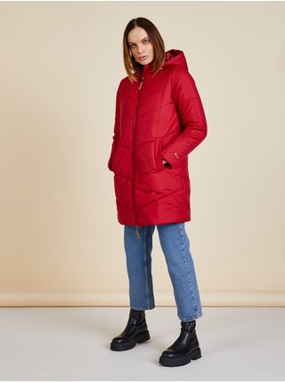 Červený dámský prošívaný kabát ZOOT Baseline