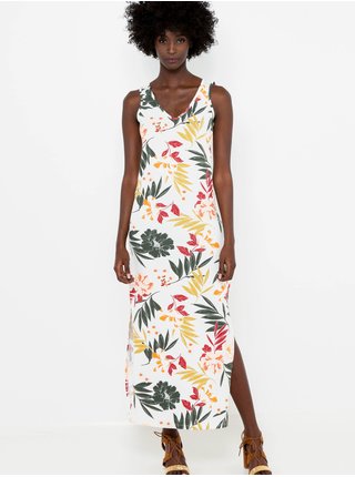 Letné a plážové šaty pre ženy CAMAIEU - biela