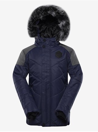 Tmavě modrá dětská zimní bunda Alpine Pro ICYBO 5
