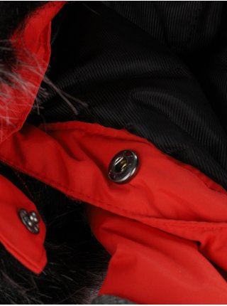 Dětská bunda s membránou ptx ALPINE PRO ICYBO 5 červená
