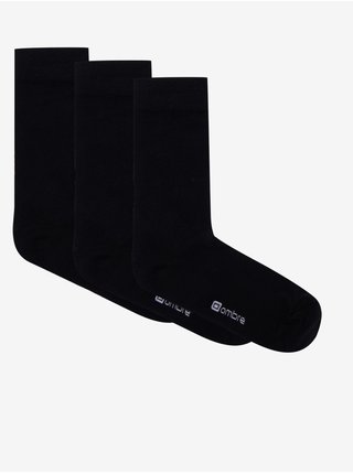 Pánské ponožky U153 - černá balení tří kusů