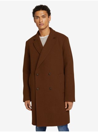 Hnedý pánsky kabát Tom Tailor Denim