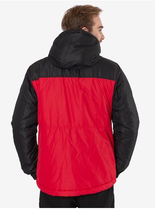 Čierno-červená pánska zimná bunda Sam 73