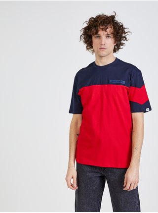 Čierno-červené pánske tričko GAS