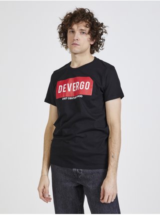 Černé pánské tričko Devergo