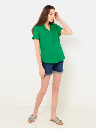 Zelená kostkovaná košile CAMAIEU