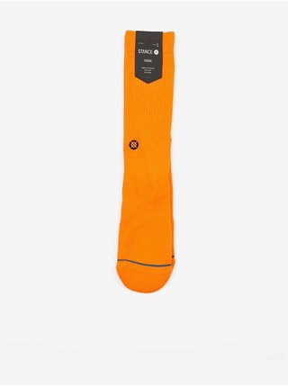 Oranžové pánské žebrované ponožky Stance Icon Florescent