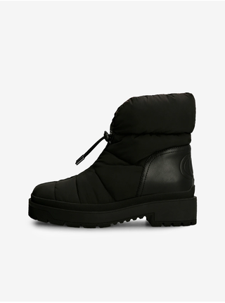 Černé dámské kotníkové zimní boty Guess