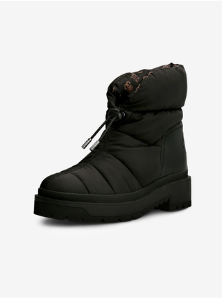 Černé dámské kotníkové zimní boty Guess