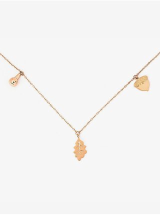 Růžovo-zlatý náhrdelník VUCH Rose Gold Big Oak