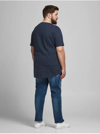 Tmavě modré basic tričko Jack & Jones Noa 
