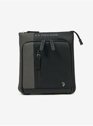 Šedo-čierna pánska taška U.S. Polo Assn.