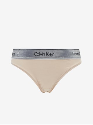 Béžové kalhotky Calvin Klein Underwear