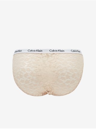Béžové krajkové kalhotky Calvin Klein Underwear